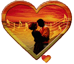 Gif animé coeur couple